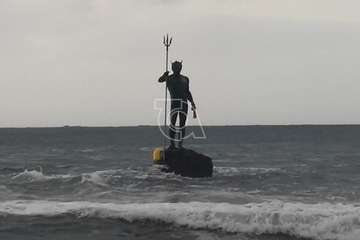 El Neptuno de Melenara se viste de rojiblanco/TA.